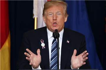 Donald Trump, hier am 11. September in Pennsylvania, ist im Handelsstreit mit Peking weiter auf Konfrontationskurs. Foto: Gene J. Puskar/AP