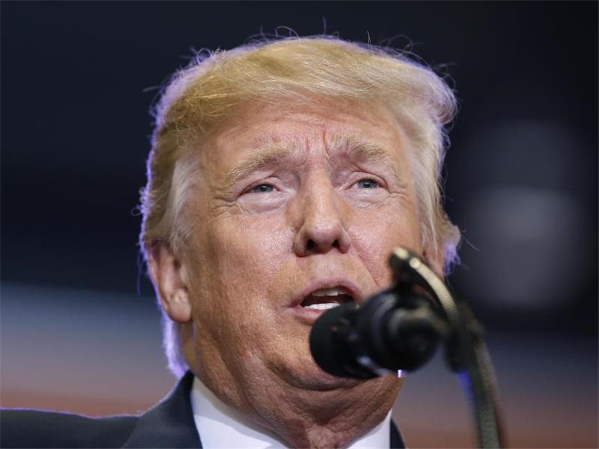 Donald Trump spricht in Phoenix, Arizona, USA. Foto: Alex Brandon