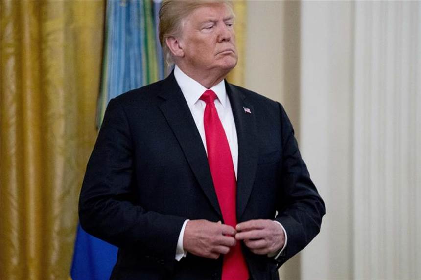 Donald Trump steht derzeit verstärkt unter Druck. Foto: Andrew Harnik/AP