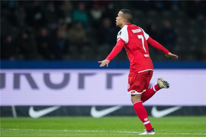 Doppelpack gegen Berlin: Mainz-Stürmer Quaison.