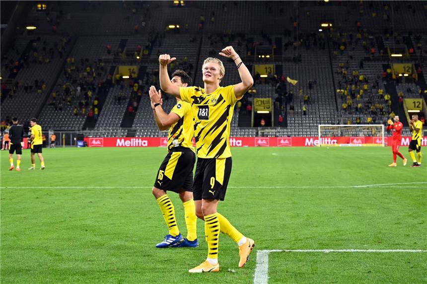 BVB-Torjäger Erling Haaland: „Gut, dass ich Sprints geübt habe“ Doppelpack gegen Mönchengladbach: BVB-Torjäger Erling Haaland.