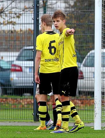 Doppelpack in Bielefeld: B-Junior Luca Erhardt.