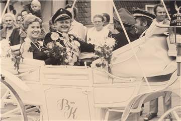 Dorothea Terboven und Heinrich Sommer wurden 1970 zum Borker Königspaar der Schützen.