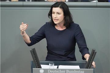 Dorothee Bär, Staatsministerin für Digitalisierung, im März im Bundestag in Berlin. Foto: Christophe Gateau