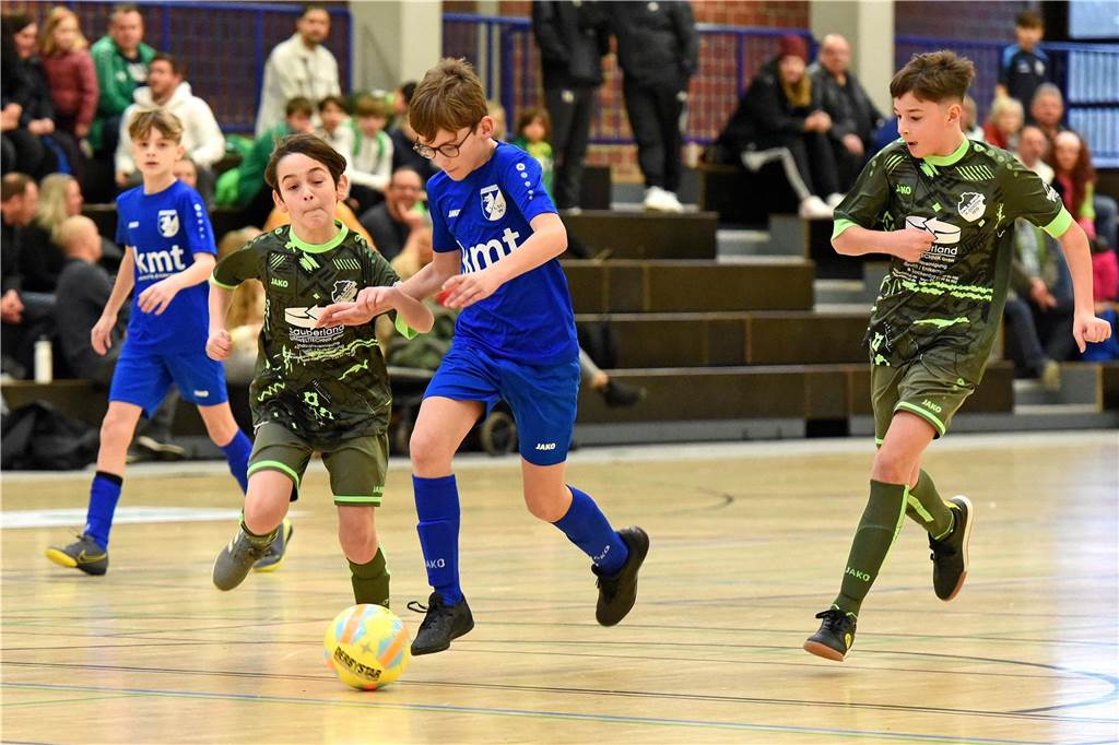 Dorstener Hallenstadtmeisterschaft der E-Junioren, 11.2.2024, Sporthalle Gesamtschule Wulfen