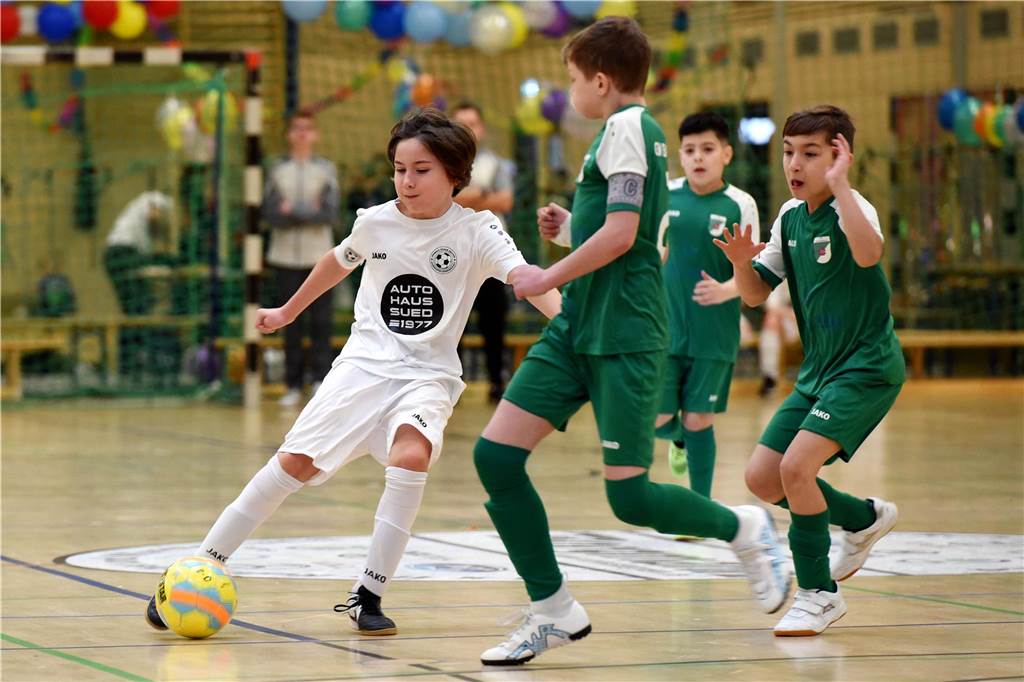 Dorstener Hallenstadtmeisterschaft der E-Junioren, 11.2.2024, Sporthalle Gesamtschule Wulfen