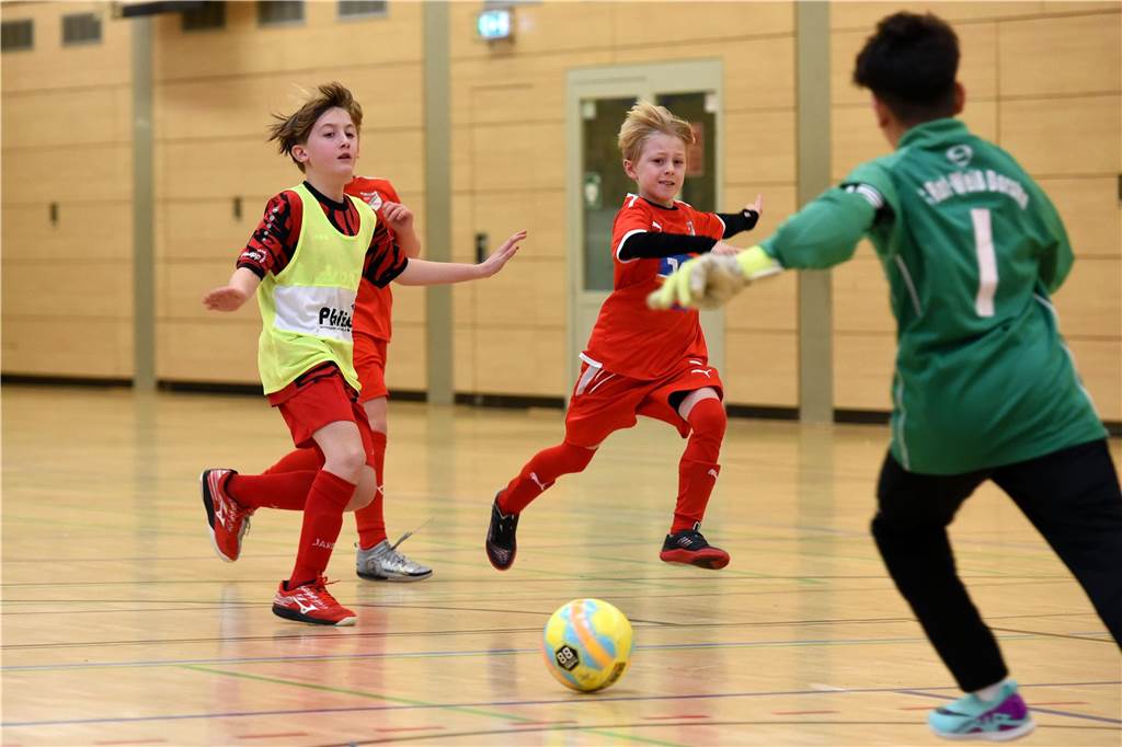 Dorstener Hallenstadtmeisterschaft der E-Junioren, 11.2.2024, Sporthalle Gesamtschule Wulfen