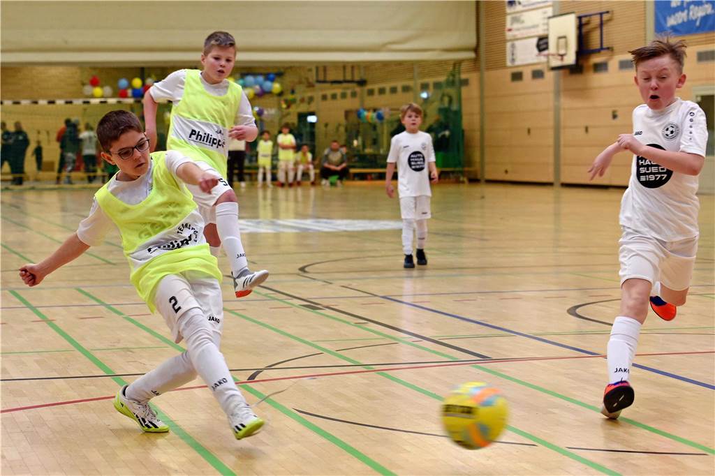 Dorstener Hallenstadtmeisterschaft der E-Junioren, 11.2.2024, Sporthalle Gesamtschule Wulfen