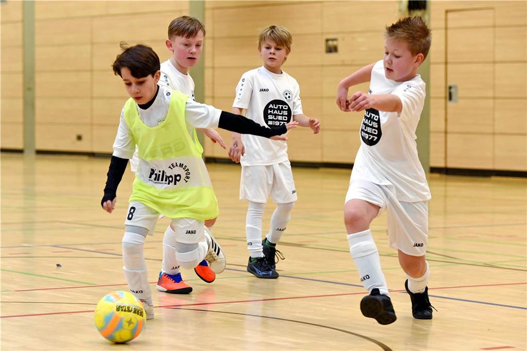 Dorstener Hallenstadtmeisterschaft der E-Junioren, 11.2.2024, Sporthalle Gesamtschule Wulfen