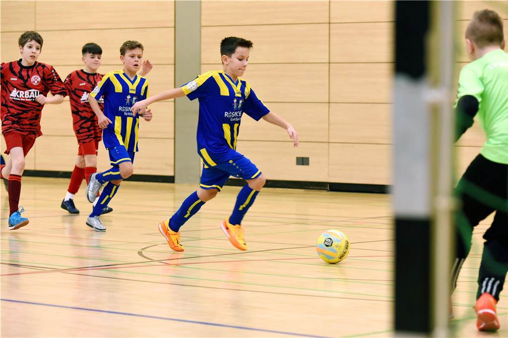 Dorstener Hallenstadtmeisterschaft der E-Junioren, 11.2.2024, Sporthalle Gesamtschule Wulfen