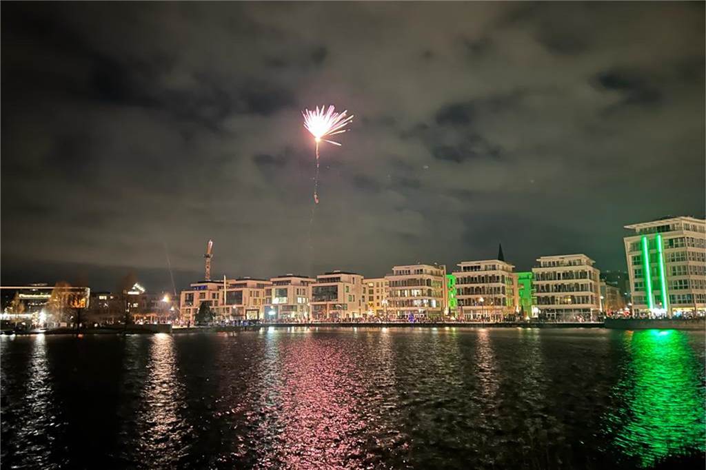 Silvester am Phoenix-See in Dortmund-Hörde