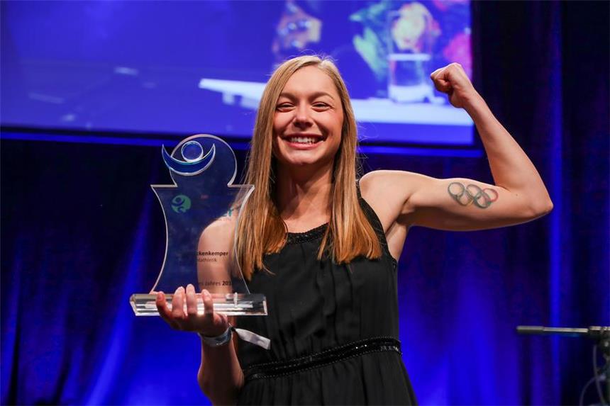 Großer Abend der Gewinner im Fußballmuseum Dortmunds Sportlerin des Jahres 2016: Gina Lückenkemper.
