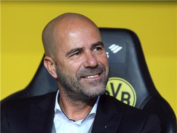 Dortmunds Trainer Peter Bosz. Foto: Ina Fassbender