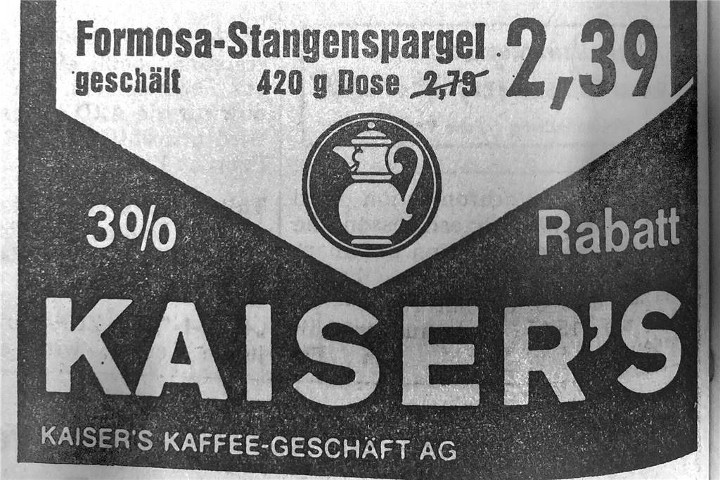 Alte Werbeanzeige des Schwerter Einzelhandels zu Weihnachten.