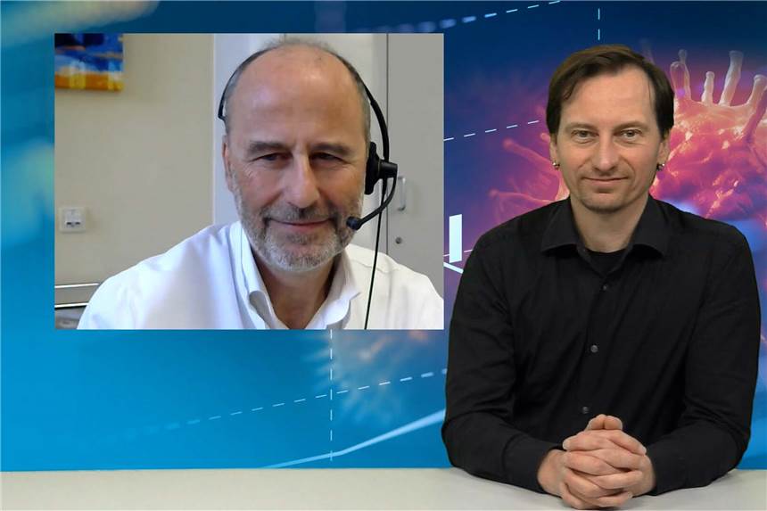 Dortmunder Infektiologe Schaaf: „Wir werden zwei Wellen haben“ Dr. Bernhard Schaaf im Video-Interview mit Redakteur Björn Althoff.