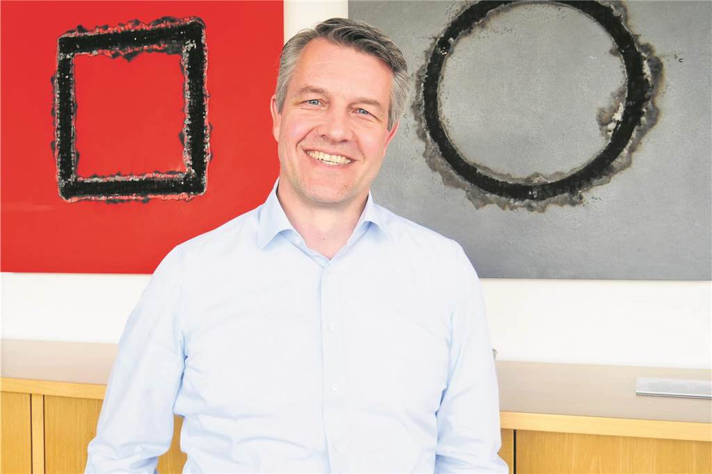 Dr. Jörg Harren: Deutschland verspielt Führungsrolle Dr. Jörg Harren in seinem Büro bei der Urenco in Gronau.
