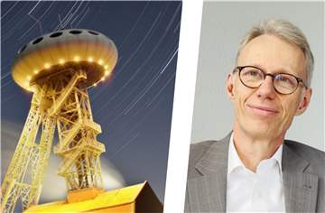 Dr. Michael Dannebom ist seit Ende Februar Leiter des Lüner Wirtschaftsförderungszentrums mit dem markanten Colani-Ufo.