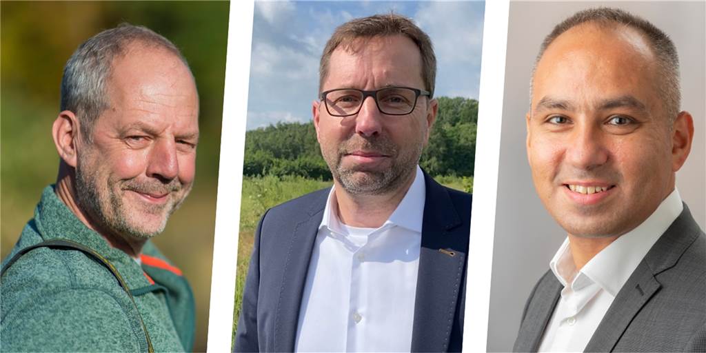 Auch Lippeverband positioniert sich gegen geplantes Wasserkraftwerk in Werne Drei Männer schauen in eine Kamera