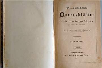 Drei Ausgaben dieser Zeitschrift fand der Historiker Sebastian Braun im Bestand des Jüdischen Museums in Dorsten. Das NS-Raubgut soll nun wieder den rechtmäßigen Besitzen übergeben werden.