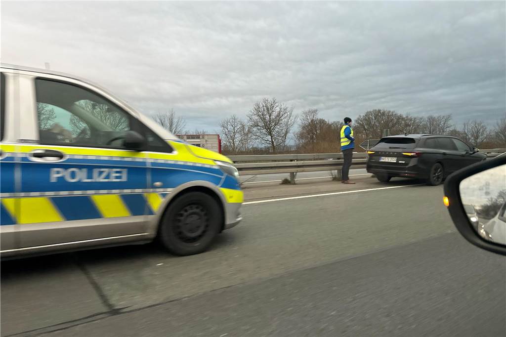 Unfall auf der Autobahn