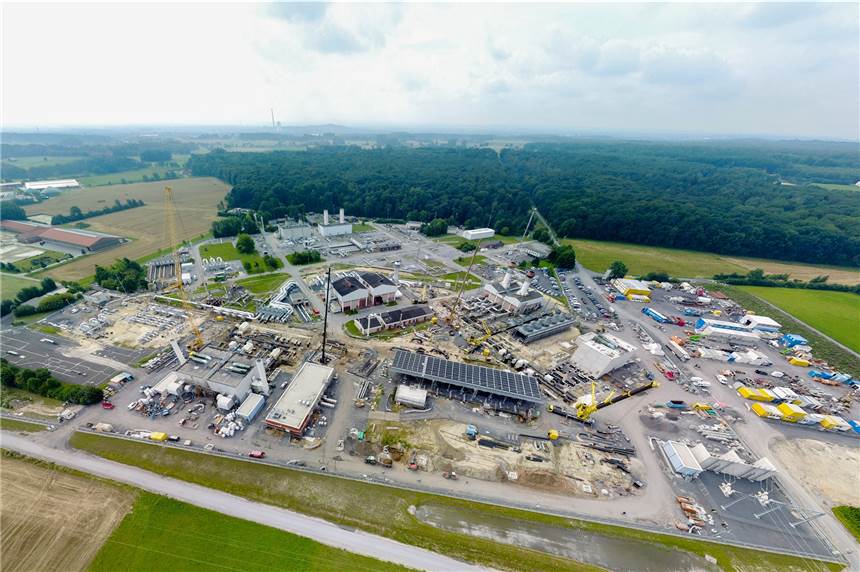 Ausbau der Erdgas-Verdichterstation von Open Grid nach fünf Jahren abgeschlossen Drei neue Verdichtereinheiten sind am Montag beim Versorgungsunternehmen Open Grid Europe in Betrieb gegangen.