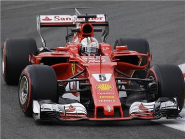 Dritter beim ersten Training in Monza: Ferrari-Pilot Sebastian Vettel. Foto: Luca Bruno
