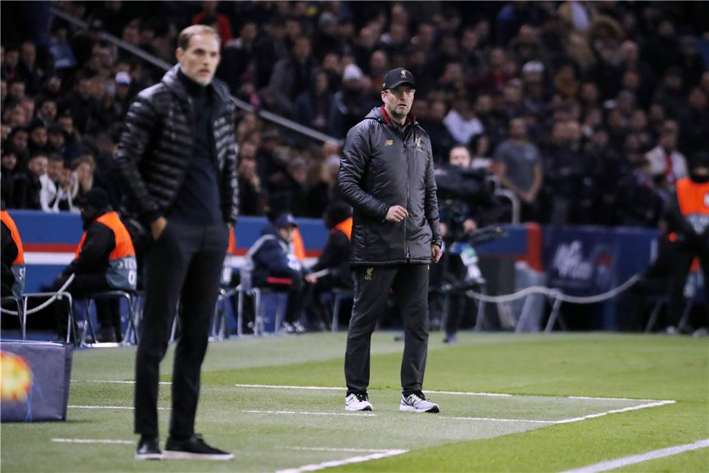 BVB empfängt FSV: Ein Duell unter Freunden dank Mainzer Erfolgs-Gen Duellierten sich zuletzt in der Champions League: Thomas Tuchel (l.) als Trainer von Paris St. Germain und Jürgen Klopp mit seinem FC Liverpool.