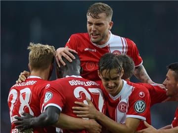 Düsseldorf benötigte gegen Bielefeld die Verlängerung zum Einzug in die 2. Runde. Foto: Friso Gentsch