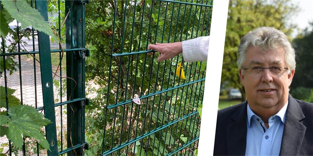 Ein Gefangener entweicht aus JVA Castrop-Rauxel, zwei schaffen es nicht Durch diesen Zaun konnte eine Gefangener aus dem Offenen Vollzug entkommen. Der Zaun, so JVA-Leiter Julius Wandelt, war im Vorfeld manipuliert worden.