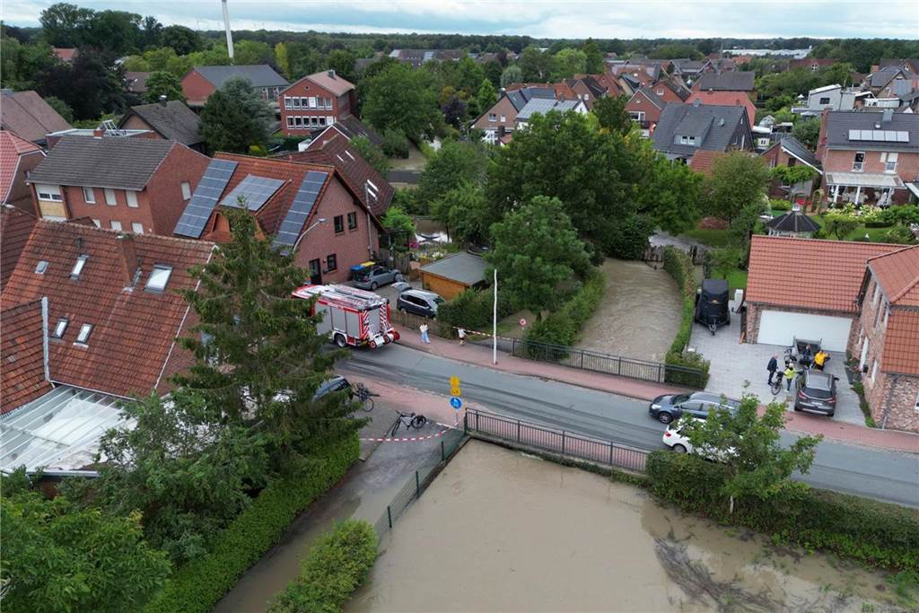 Mehr Hilfeleistung als Brände: Einsatzreiches Jahr für die Feuerwehr Hochwasser Legden