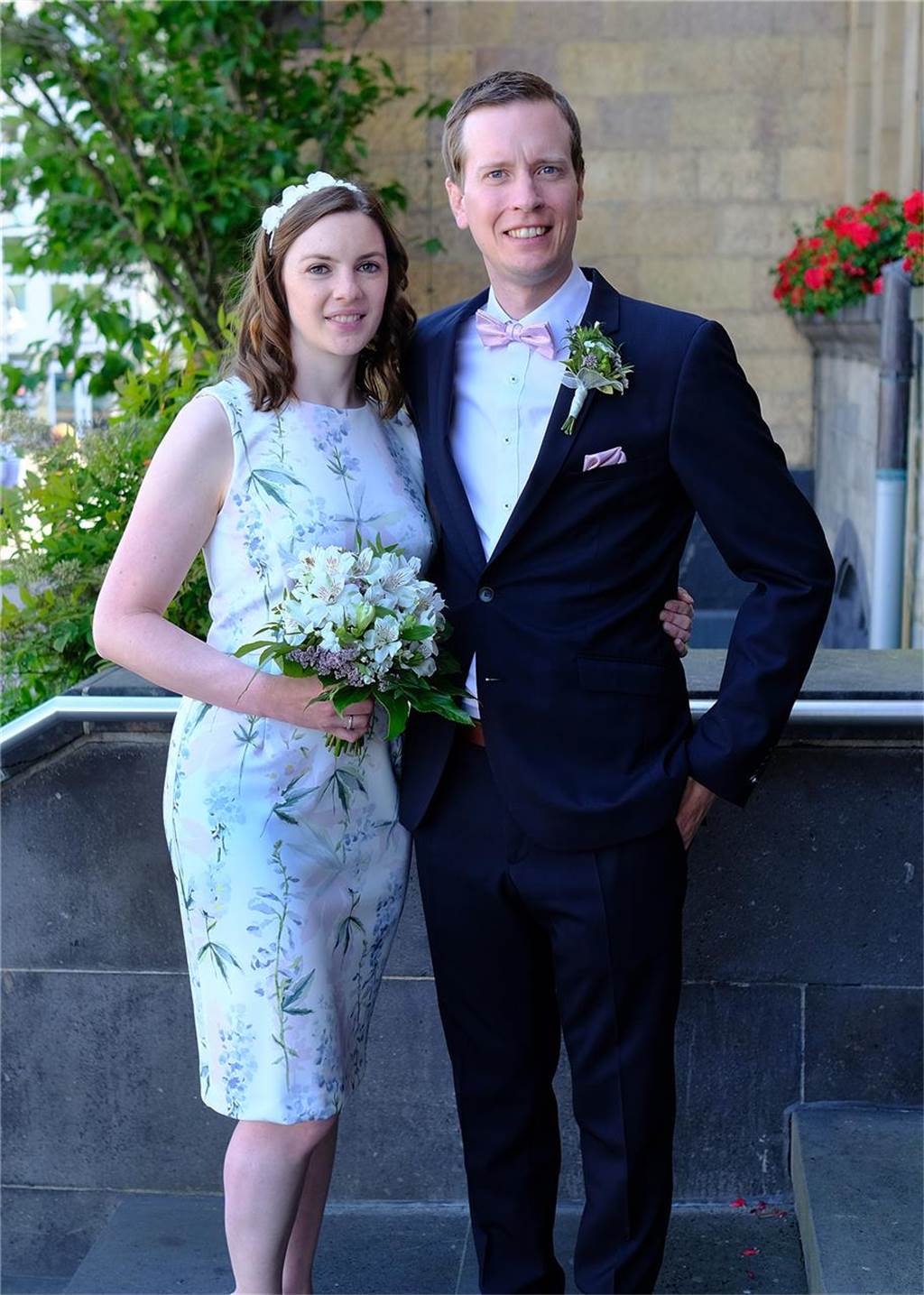 Brautpaar Laura Wennmann und Thilo Kötters in Recklinghausen.