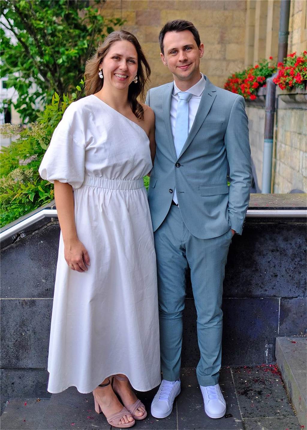  Brautpaar Lisa Wagner und Florian Jansen in Recklinghausen.