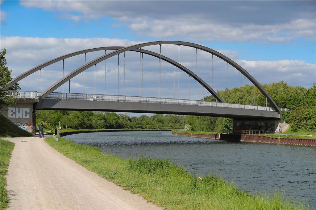 Datteln-Hamm-Kanal: Warum der millionenschwere Ausbau weitergehen soll Datteln-Hamm-Kanal mit Brücke