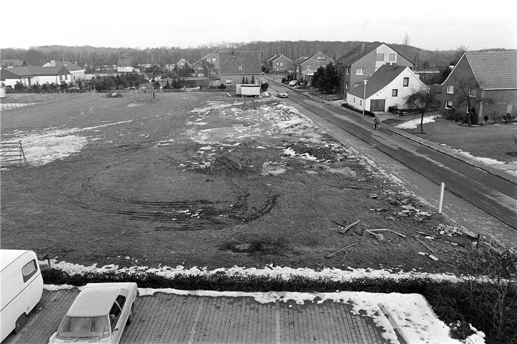 Ebenfalls auf der Rosenstraße gab es einen Bolzplatz.