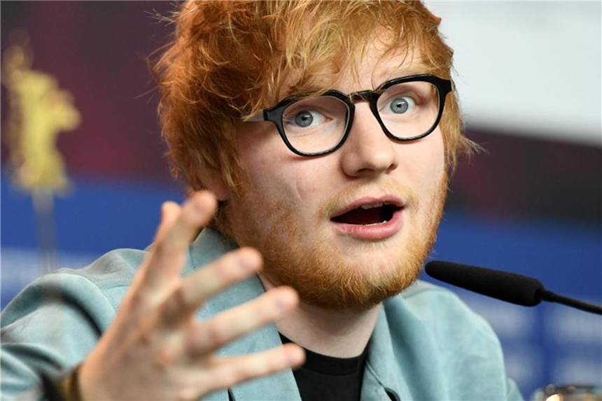Hamburg-Tattoo für Ed Sheeran Ed Sheeran war auf Deutschlandtour. Foto: Maurizio Gambarini