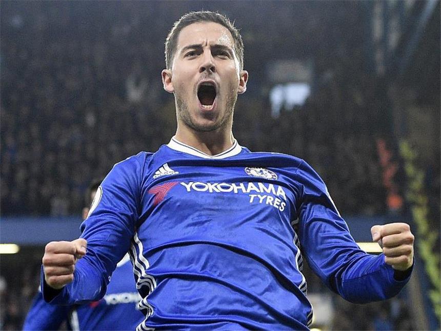 Chelsea bleibt in der Premier League an der Spitze dran Eden Hazard erzielte den Treffer zum 1:0 für den FC Chelsea. Foto: Facundo Arrizabalaga