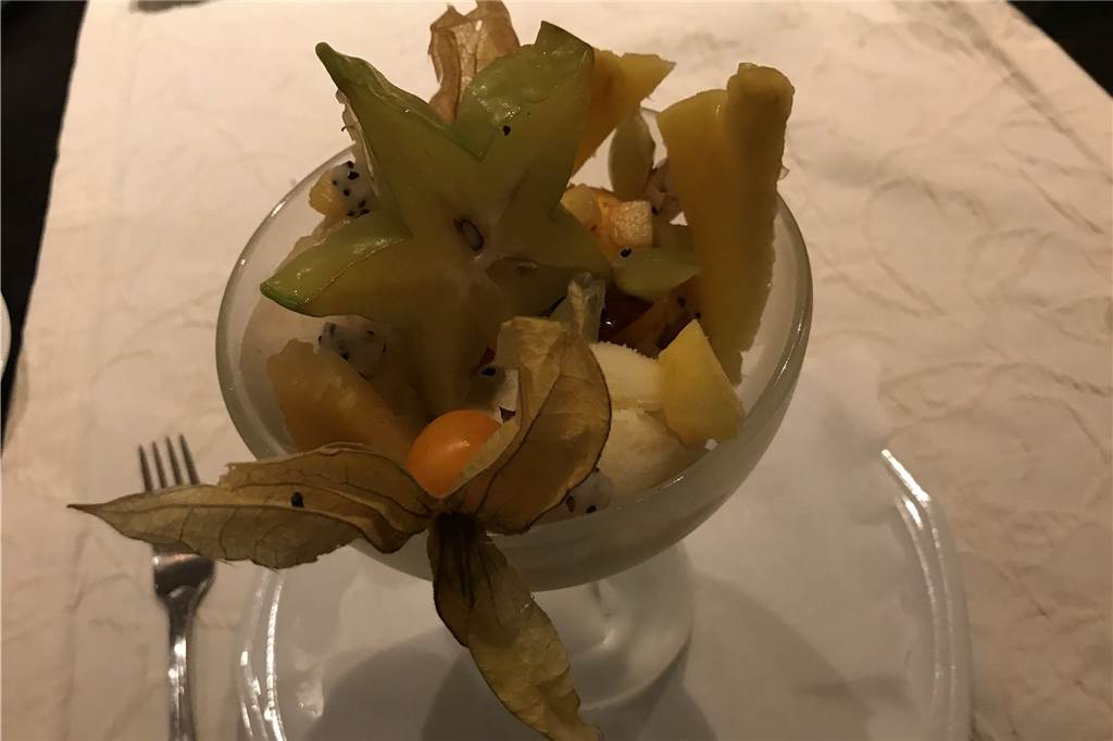 Wer von Westfalen nach Wien will, sollte einen Umweg über den Palmengarten nehmen Eigentlich ein Eisbecher für sich: Das Sorbet-Trio.
