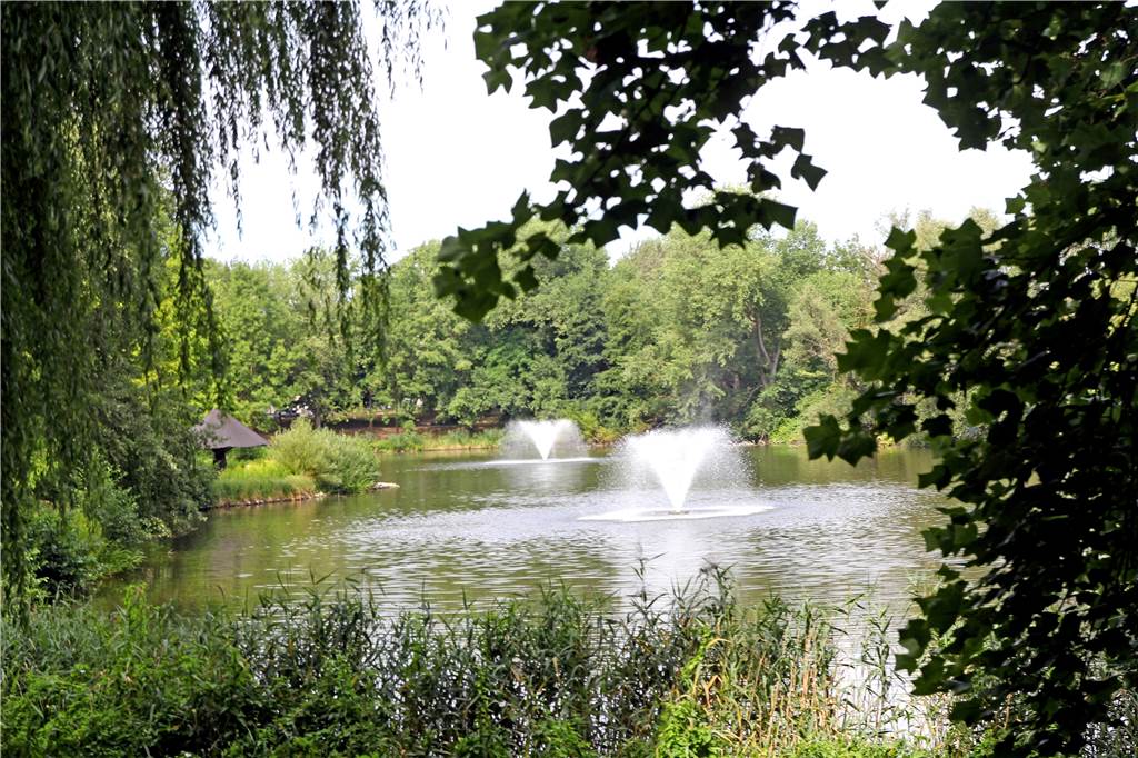 Das verschandelte Paradies von Eving Eigentlich ist der kleine Park An den Teichen ein kleines Idyll.