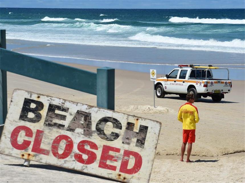 Hai tötet Surfer in Australien Ein 15 Kilometer langer Küstenstreifen wurde in Australien gesperrt. Foto: Dave Hunt