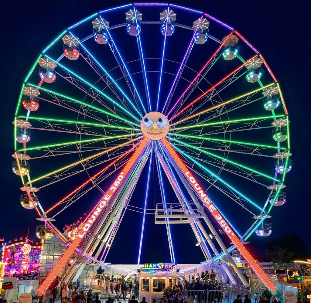 Pop-Up-Freizeitpark in Vreden: Das erste Highlight ist 38 Meter hoch Ein 38 Meter hohes Riesenrad kommt zum Pop-Up-Freizeitpark in Vreden.