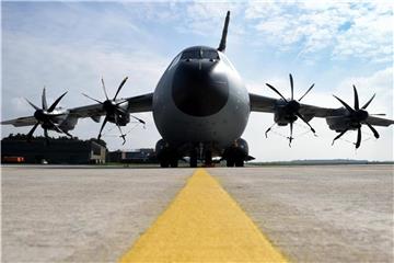 Ein A400M-Militärtransporter der Luftwaffe. Foto: Holger Hollemann