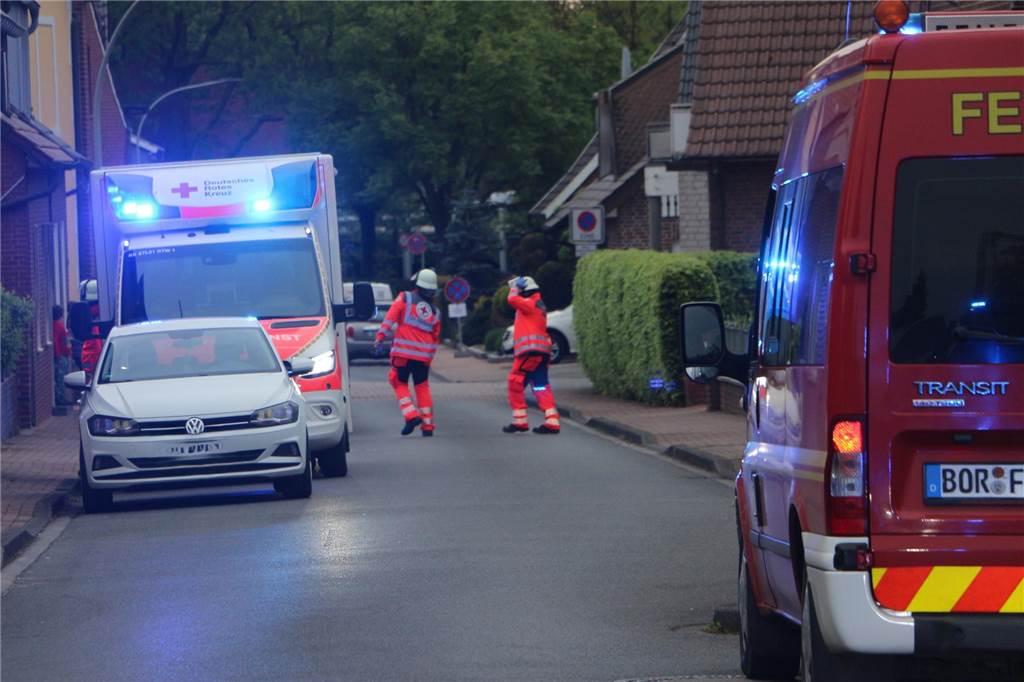 Ein anspruchsvolles Szenario stellte sich den Einsatzkräften an der Wohnanlage für ambulant betreutes Wohnen. 