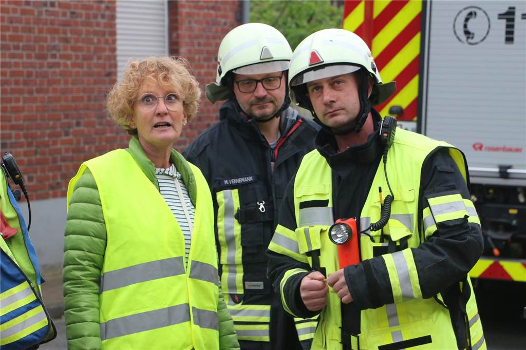 Ein anspruchsvolles Szenario stellte sich den Einsatzkräften an der Wohnanlage für ambulant betreutes Wohnen. 