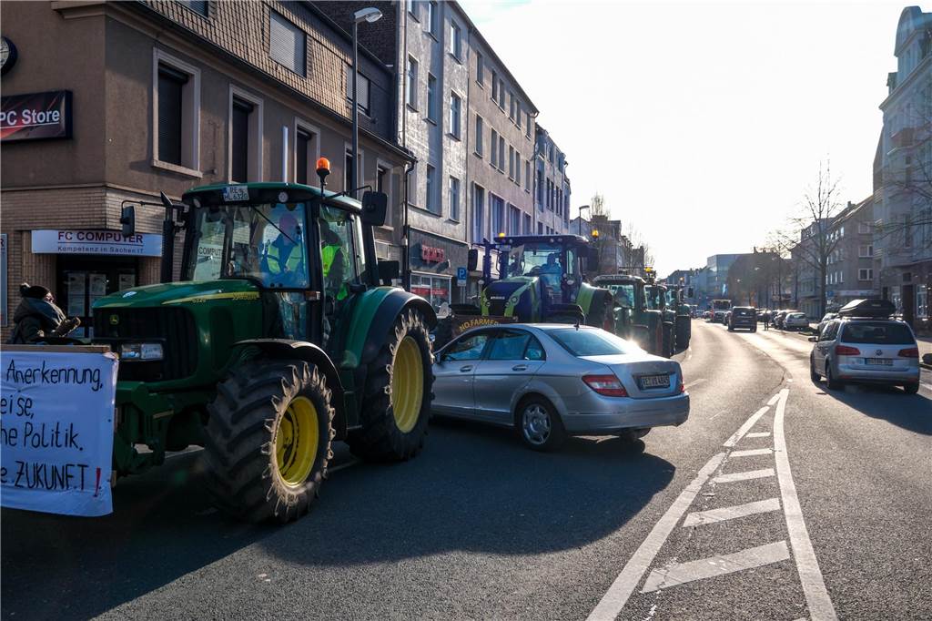 Bauerndemo am 8.1.2024 in Recklinghausen