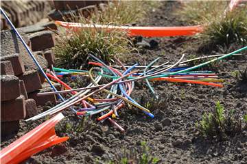 Ein beschädigtes Glasfaserkabel in Borken war Grund für den Ausfall von Internet und Fernsehen am Montag in Dorsten, Raesfeld und Schermbeck.