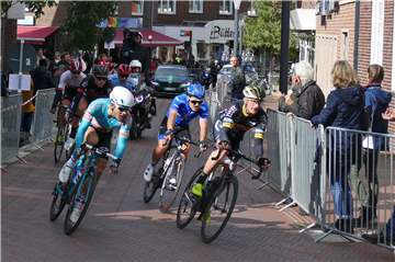Ein Bild aus dem Jahr 2018: Beim Giro Münsterland fuhren die Radprofis zweimal durch die Stadtlohner Innenstadt. 