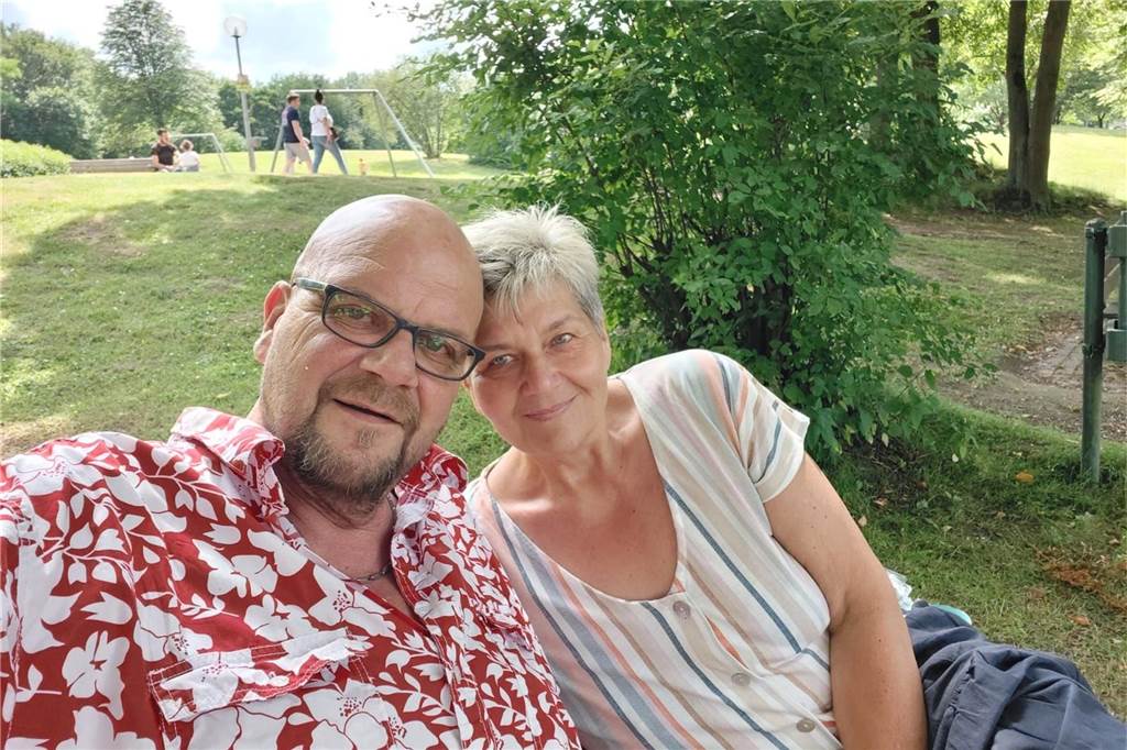 Dortmunder stirbt in Griechenland: Partnerin hatte Spendenaktion gestartet Ein Bild aus glücklichen Tagen: Peter Heil und Heike Meißner waren zwölf Jahre ein Paar.