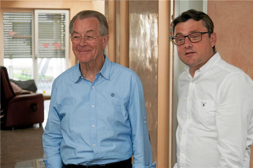 Berthold Dittmann tritt aus der SPD aus Ein Bild aus vergangenen Tagen: Mit Franz Müntefering (l.) warb Berthold Dittmann 2017 noch gemeinsam für die SPD.