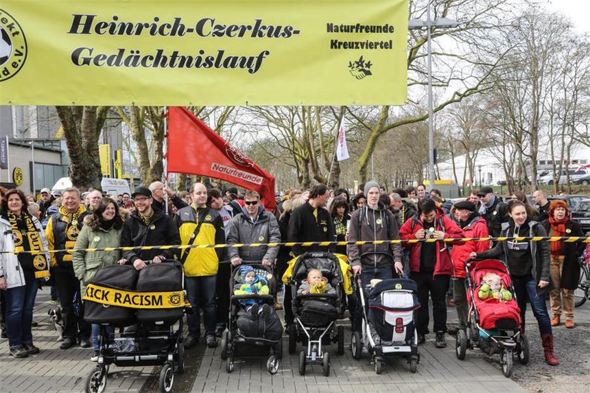 BVB-Fans laufen gegen Gewalt - Appell der Organisatoren Ein Bild vom Lauf im April 2015.