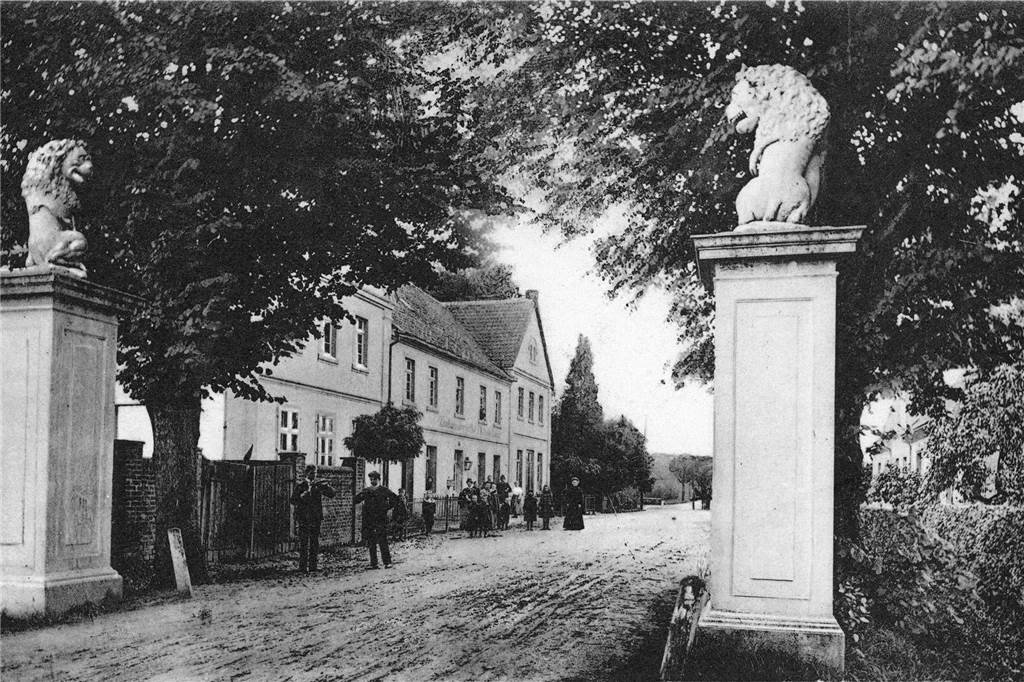 Neue Obstwiese in Cappenberg: Garten neben der Rentei mit neuem Zweck Ein Bild von der Rentei aus dem Jahr 1909.